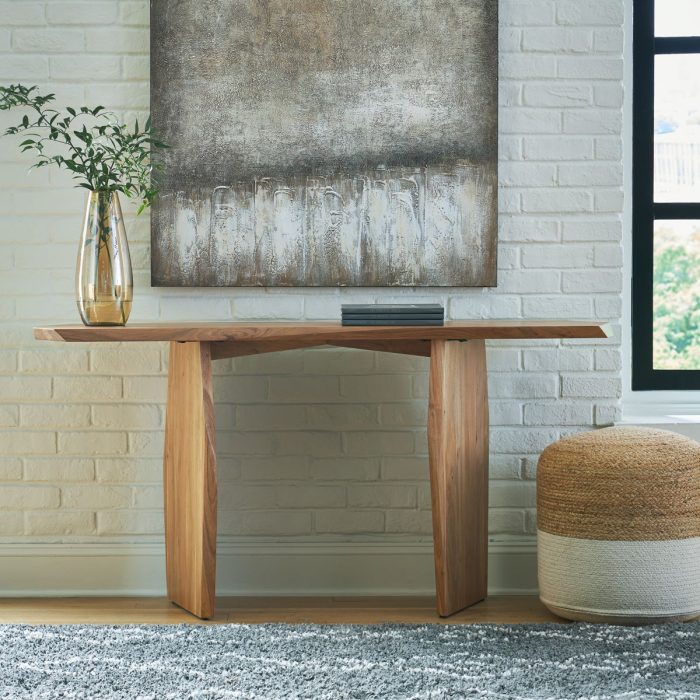Holward - Natural - Console Sofa Table - Image 3