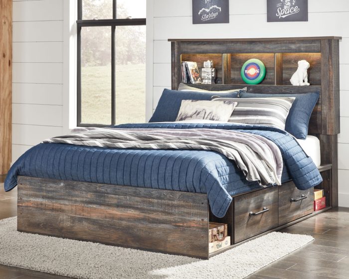 Drystan - Panel Bookcase Bed - Image 7