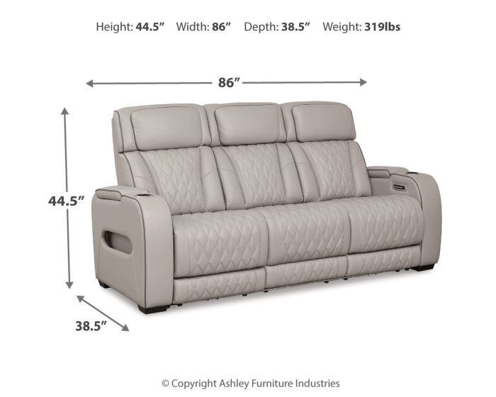 Boyington - Power Reclining Sofa With Adj Headrest - Image 6