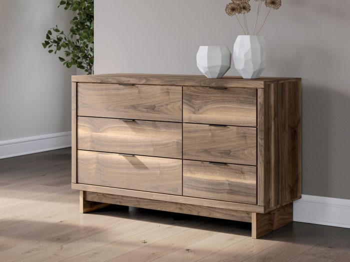 Chirason - Brown - Six Drawers Dresser - Image 4