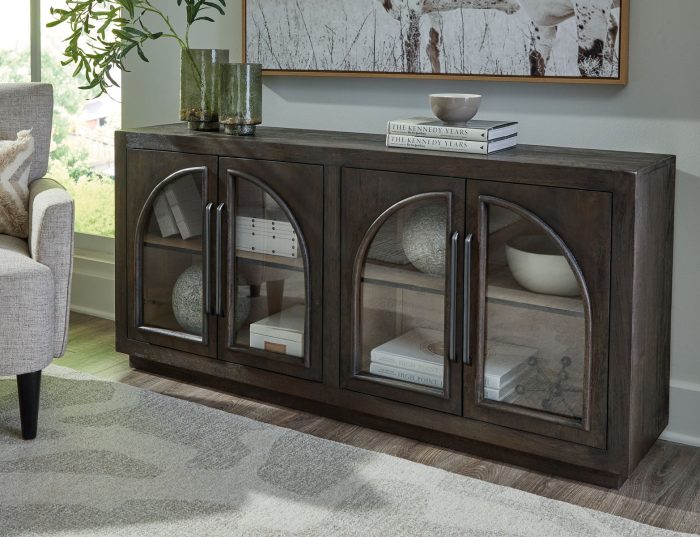 Dreley - Grayish Brown - Accent Cabinet - Image 3