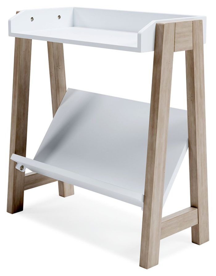 Blariden - White / Tan - Small Bookcase - Image 3
