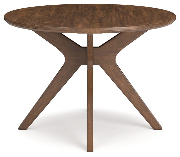 Lyncott - Brown - Round Dining Room Table - Image 4