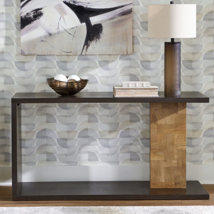 Camlett - Brown - Console Sofa Table - Image 4