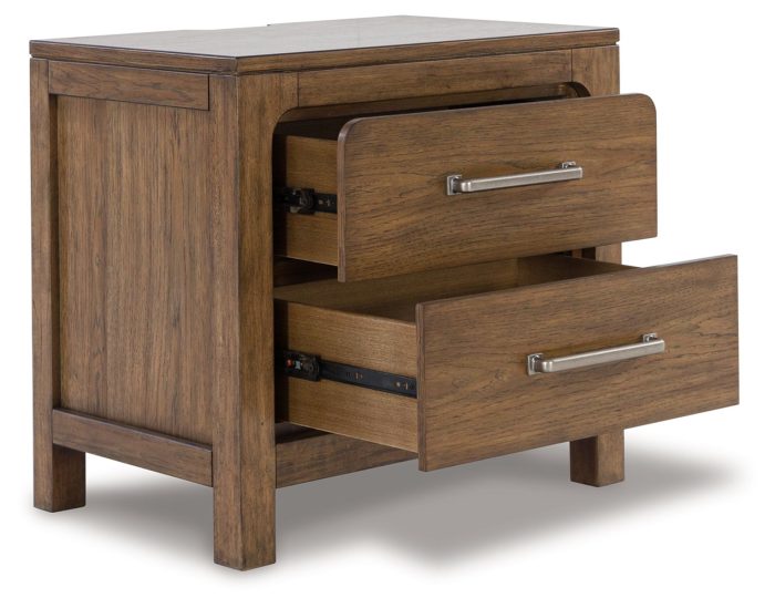 Cabalynn - Light Brown - Two Drawer Night Stand - Image 3