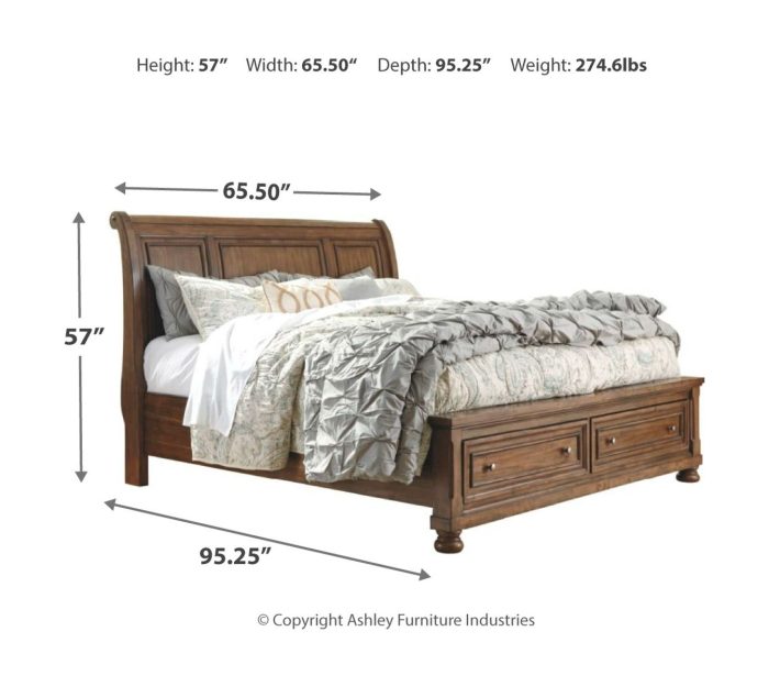 Flynnter - Storage Sleigh Bed - Image 4