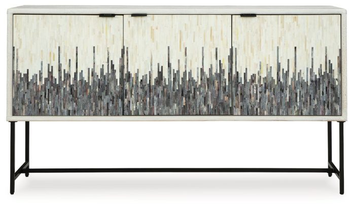 Freyton - White / Gray - Accent Cabinet - Image 2