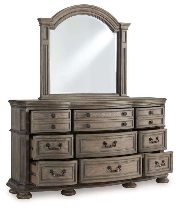 Ardenfield - Light Brown - Dresser And Mirror - Image 3