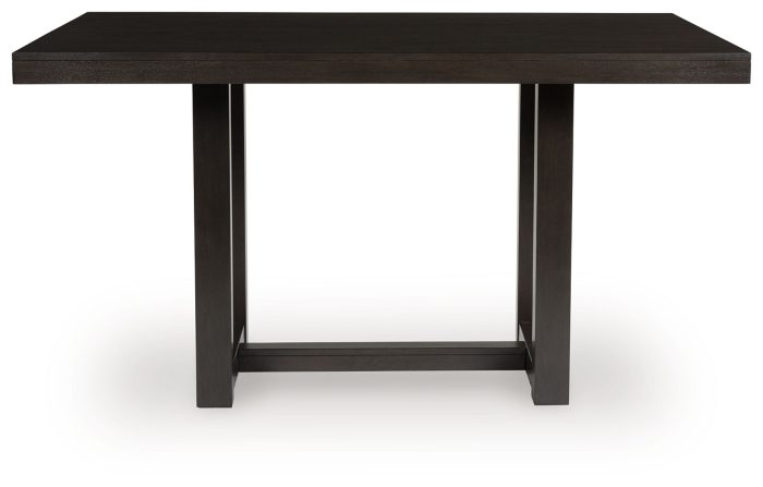 Neymorton - Dark Grayish Brown - Rectangular Dining Room Counter Table - Image 2