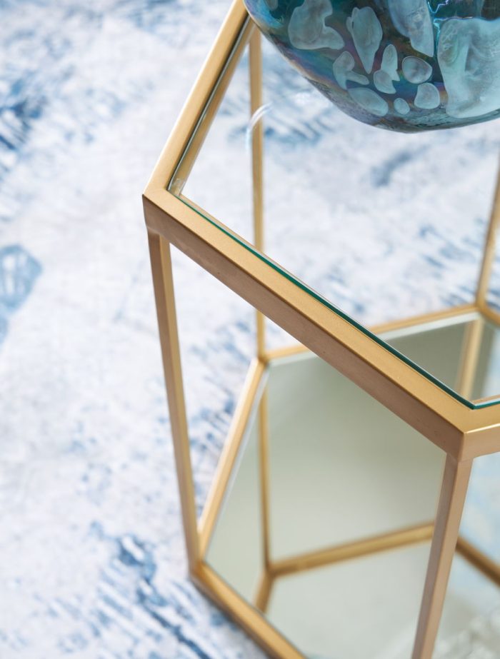 Veerwick - Gold Finish - Accent Cocktail Table - Image 3