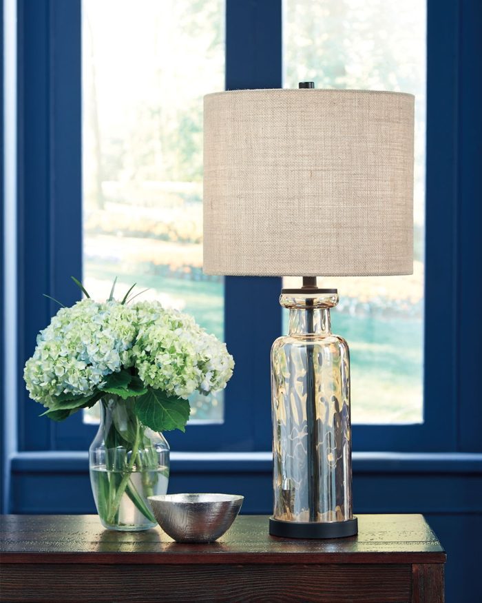Laurentia - Champagne - Glass Table Lamp - Image 3