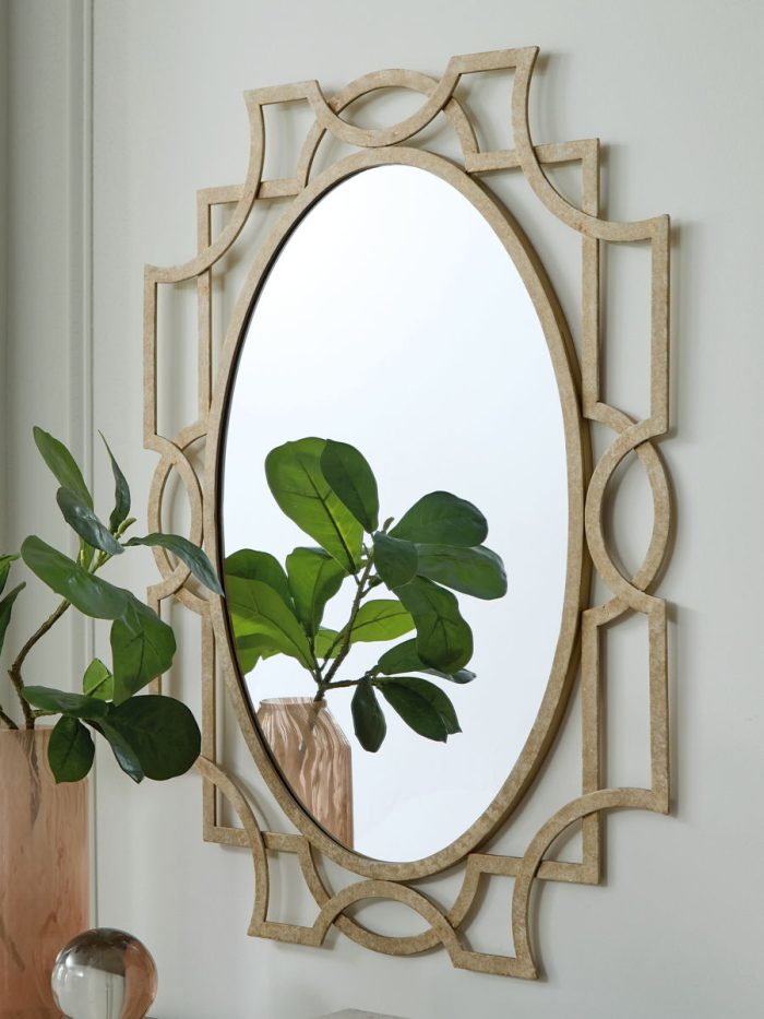 Fulkmore - Antique Gold Finish - Accent Mirror - Image 4