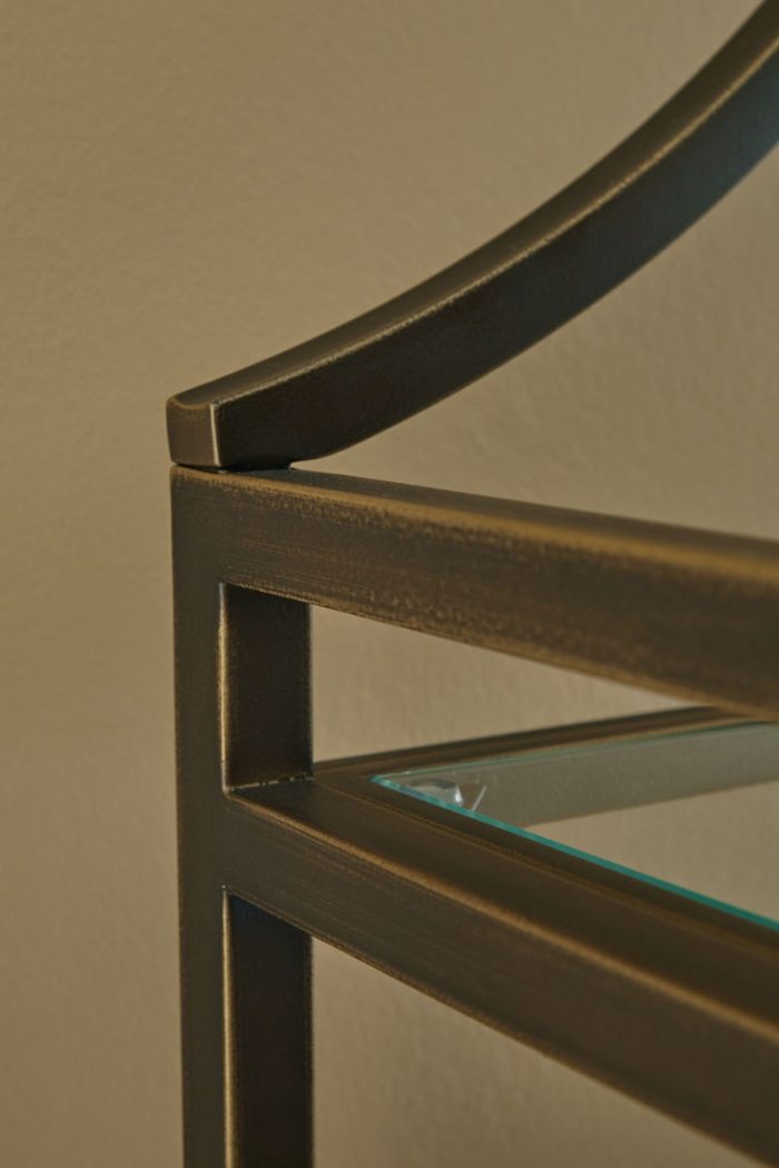 Bernonly - Antique Bronze Finish - Bookcase - Image 4