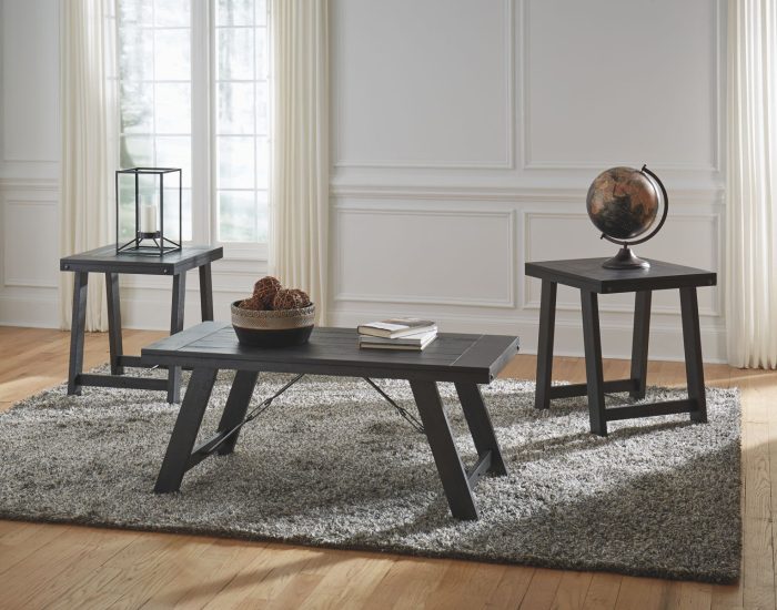 Noorbrook - Black / Pewter - Occasional Table Set (Set of 3) - Image 3