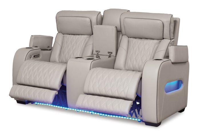 Boyington - Power Reclining Loveseat With Console/Adj Hdrst - Image 6