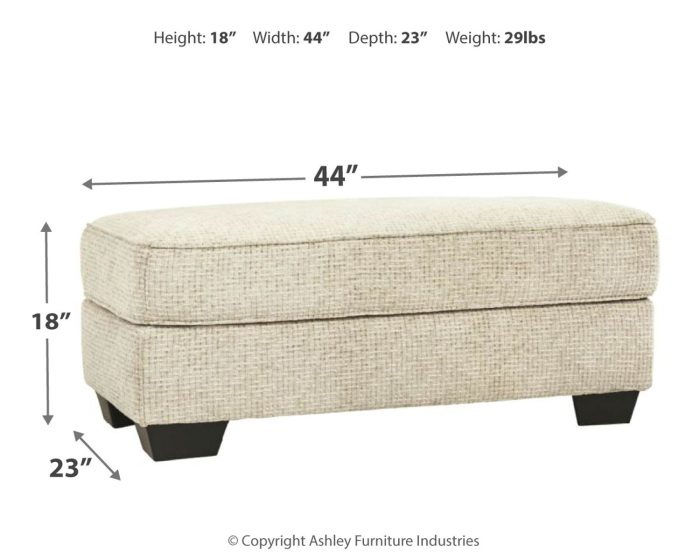 Monaghan - Sandstone - Ottoman - Image 3