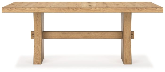 Galliden - Light Brown - Rectangular Dining Room Table - Image 4
