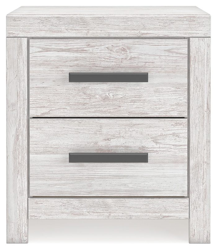 Cayboni - Whitewash - Two Drawer Night Stand - Image 4