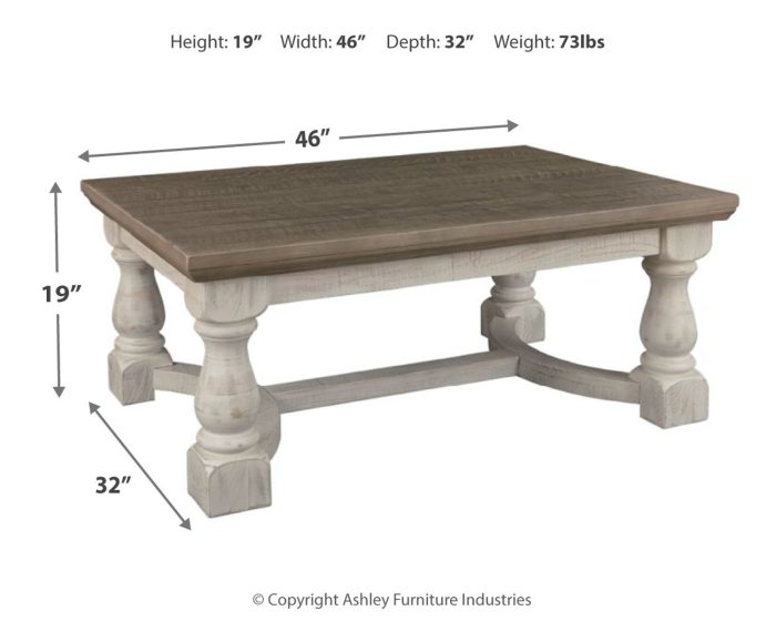 Havalance - Gray / White - Rectangular Cocktail Table - Image 2