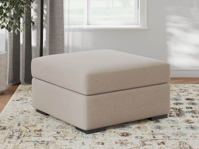 LadyMae - Twill - Oversized Accent Ottoman - Image 2