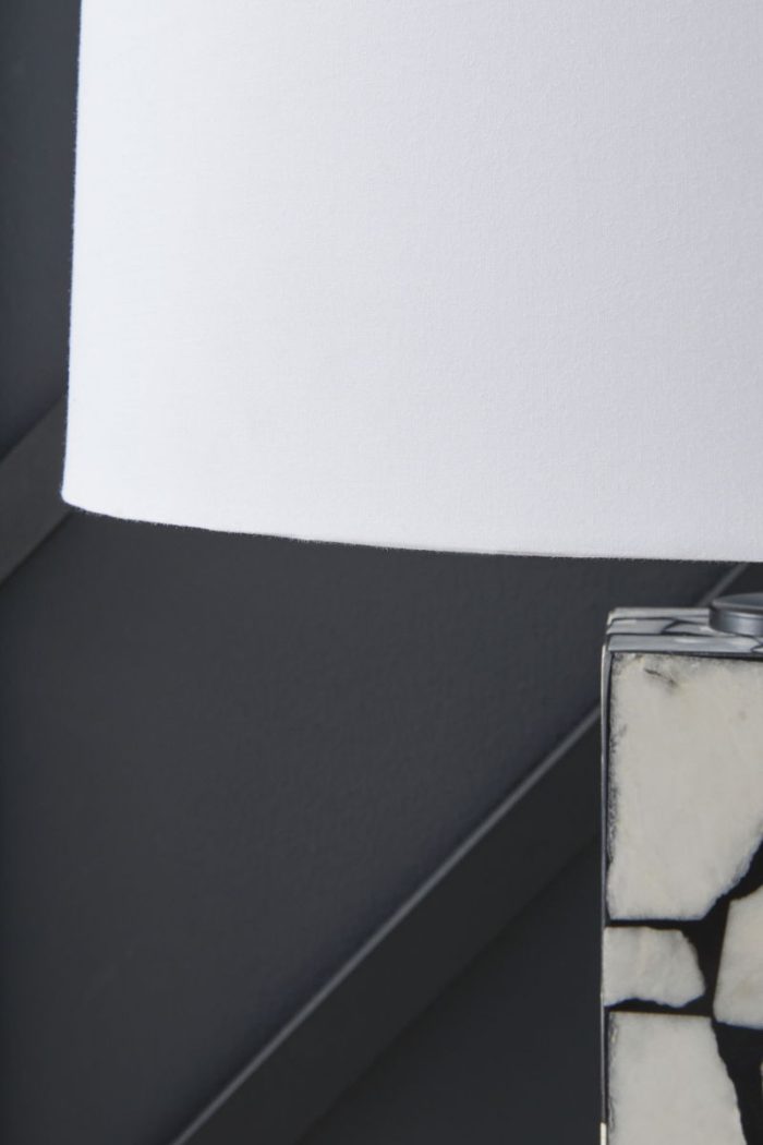 Macaria - White / Black - Marble Table Lamp - Image 4