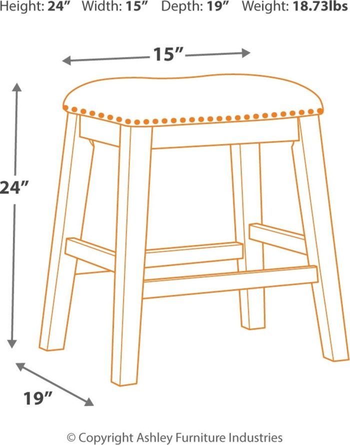 Caitbrook - Rectangular Counter Table Set - Image 2