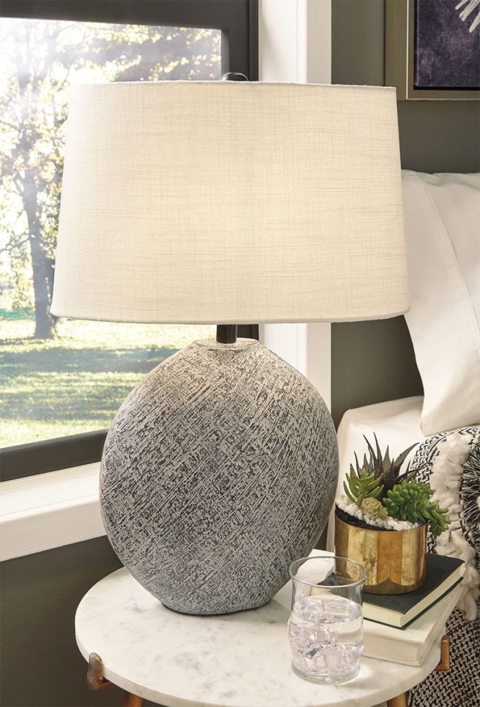 Harif - Beige - Paper Table Lamp - Image 4