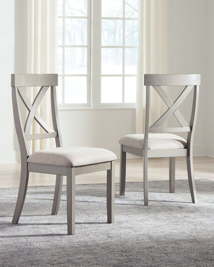 Parellen - Gray - Dining UPH Side Chair (Set of 2) - Image 4