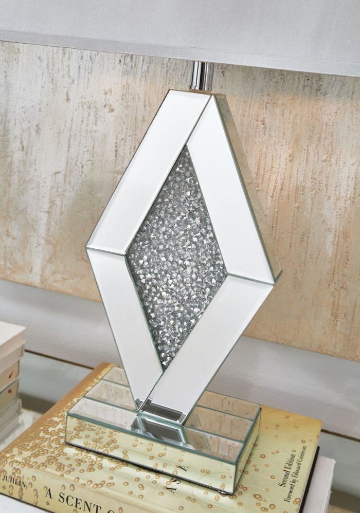 Prunella - Silver Finish - Mirror Table Lamp - Image 4