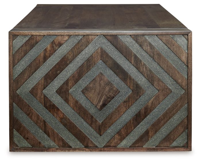 Dreggan - Brown - Rectangular Cocktail Table - Image 4