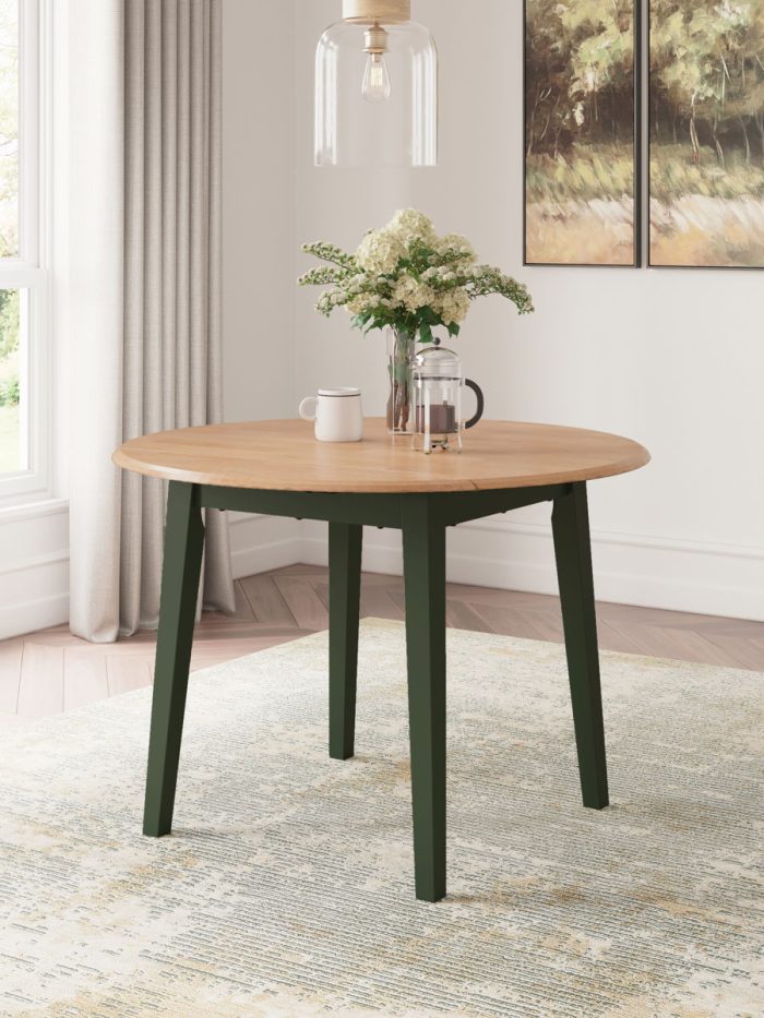 Gesthaven - Round Dining Room Drop Leaf Table - Image 11