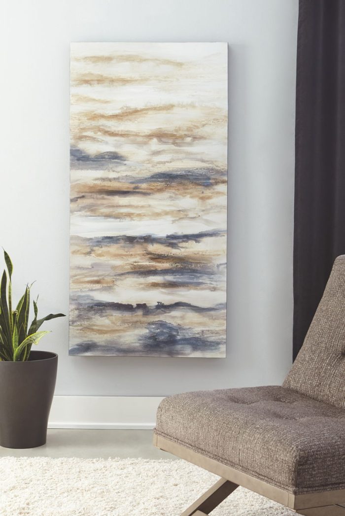 Joely - Blue / Tan - Wall Art - Image 3