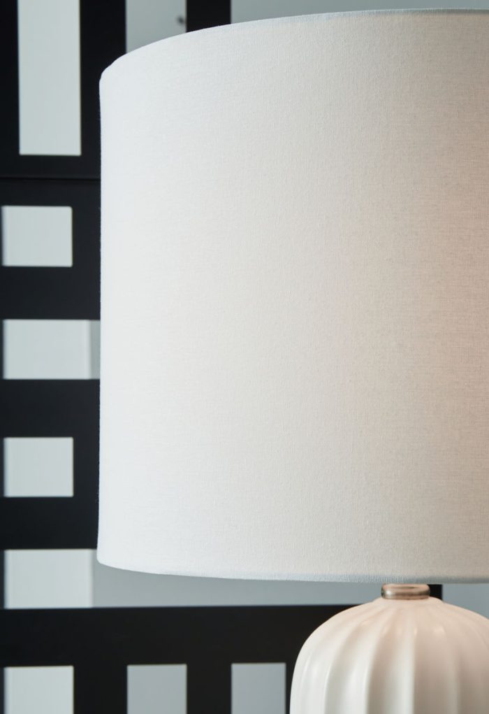 Clarkland - White - Ceramic Table Lamp (Set of 2) - Image 2