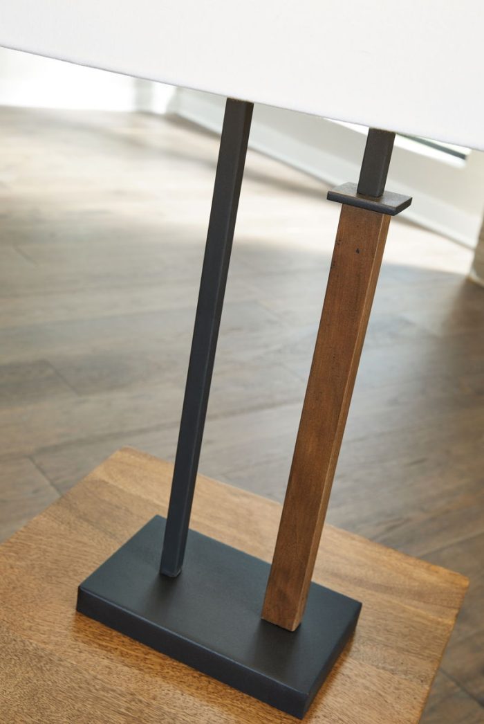 Voslen - Black / Brown - Metal Table Lamp (Set of 2) - Image 4