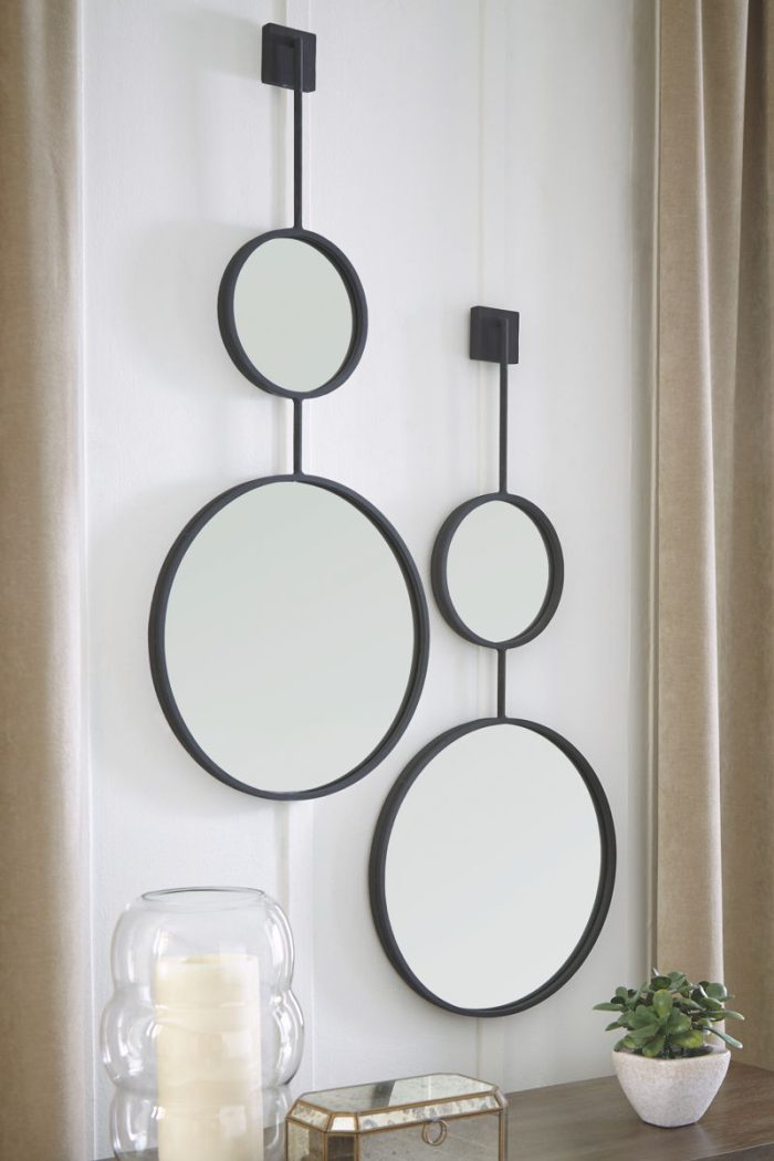 Brewer - Black - Accent Mirror - Image 3