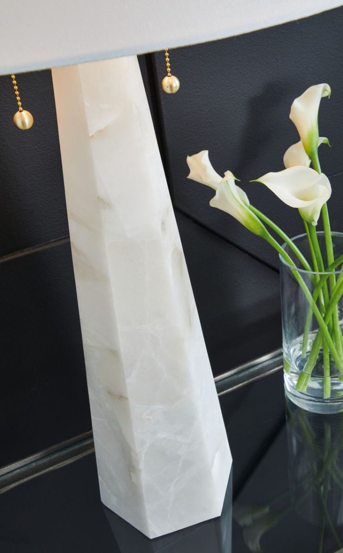 Laurellen - White - Alabaster Table Lamp - Image 2