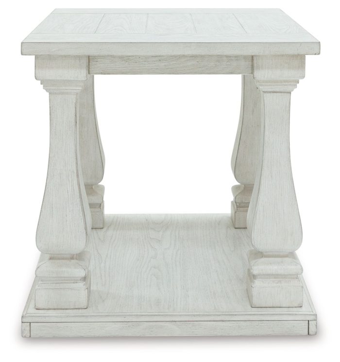 Arlendyne - Antique White - Rectangular End Table - Image 3