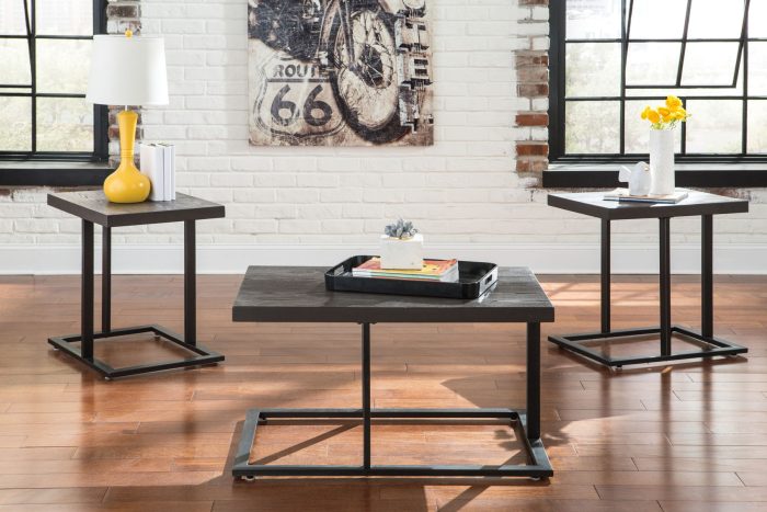 Airdon - Bronze Finish - Occasional Table Set (Set of 3) - Image 3