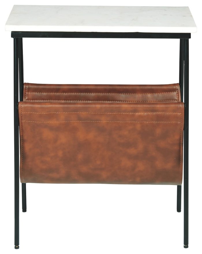 Etanbury - Brown / Black / White - Accent Table - Image 4