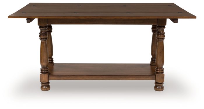 Sturlayne - Brown - Flip Top Sofa Table - Image 4
