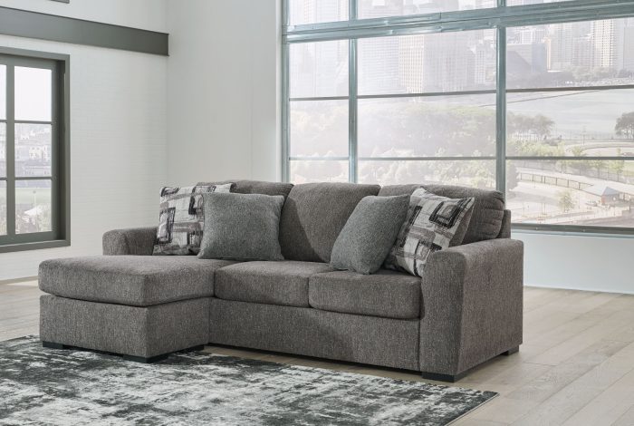 Gardiner - Pewter - Sofa Chaise - Image 2