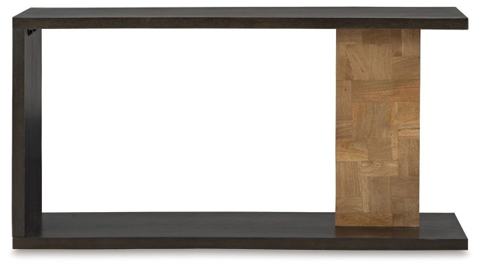 Camlett - Brown - Console Sofa Table - Image 3