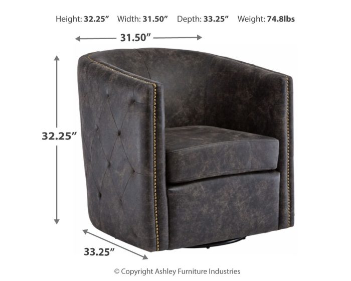 Brentlow - Swivel Accent Chair - Image 2