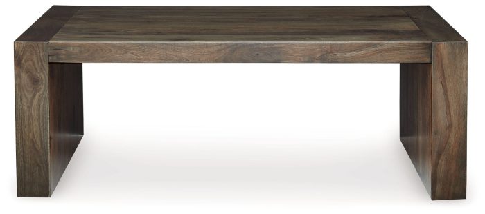 Dreggan - Brown - Rectangular Cocktail Table - Image 3