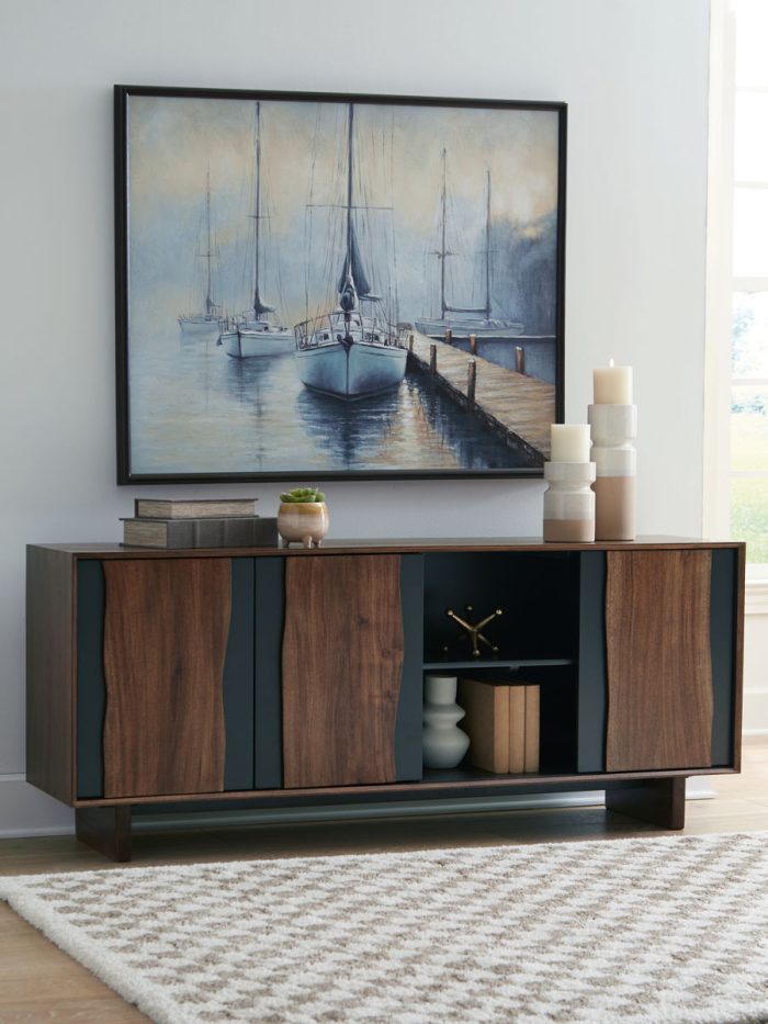 Welby - Brown / Charcoal - Accent Cabinet - Image 4