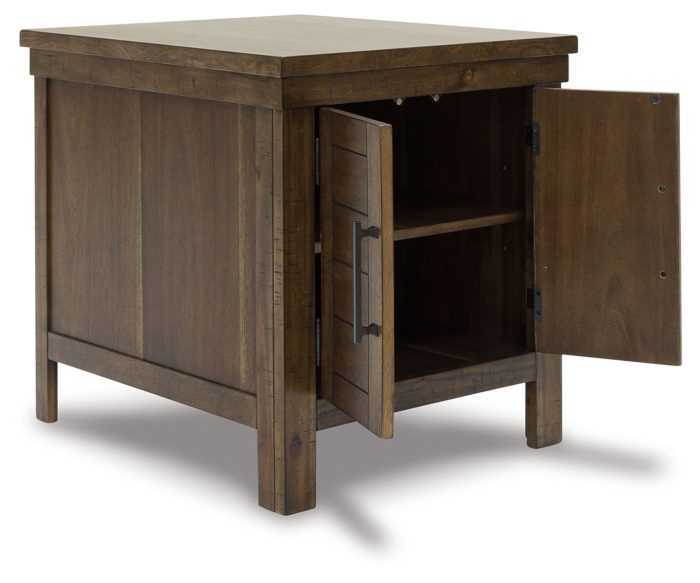 Moriville - Grayish Brown - Rectangular End Table - Image 4