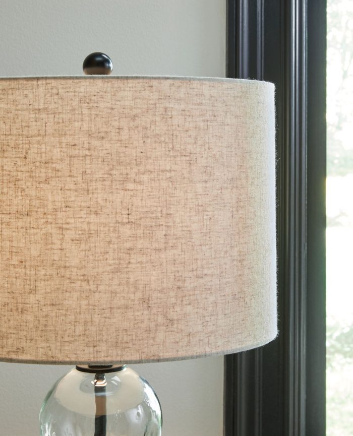 Airbal - Clear / Black - Glass Table Lamp (Set of 2) - Image 3
