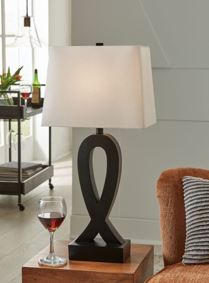 Markellton - Black - Poly Table Lamp (Set of 2) - Image 4