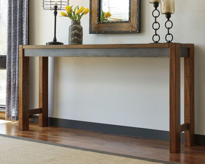 Torjin - Dark Brown - Long Counter Table - Image 2