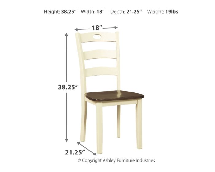 Woodanville - Cream / Brown - Dining Room Side Chair (Set of 2) - Image 4